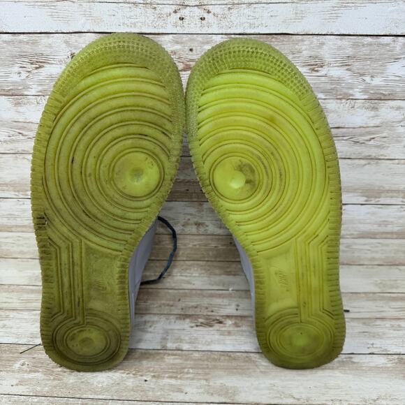 Nike Air Force 1 Low Volt Swoosh CD0888-002 Grey Low Top Sneakers Men's Size 12 - Picture 7 of 9